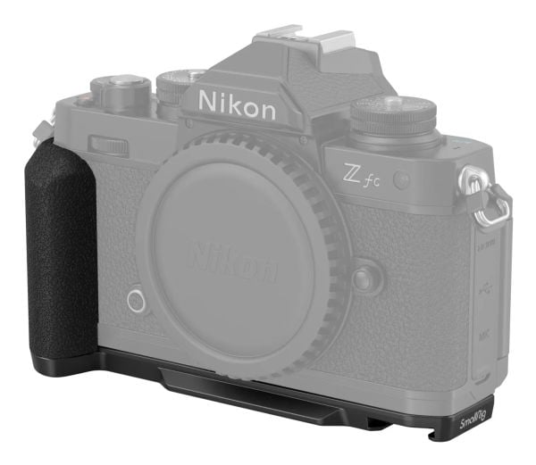 SmallRig 4263, Digitalkamera, håndgrep, Nikon, Z fc, Sort, Aluminium, Silikon