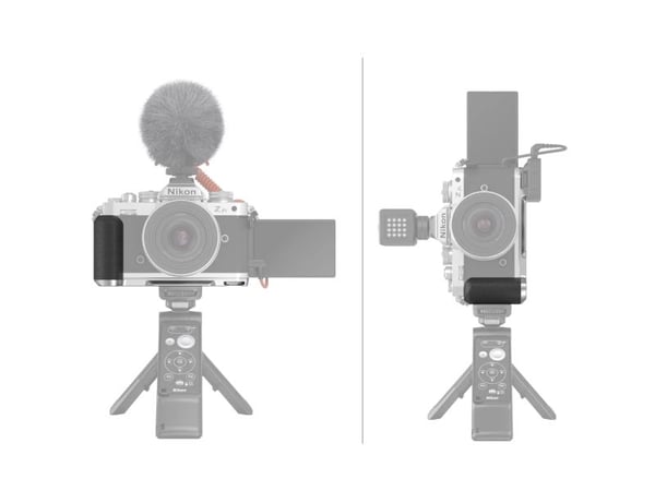 SmallRig 4263, Digitalkamera, håndgrep, Nikon, Z fc, Sort, Aluminium, Silikon