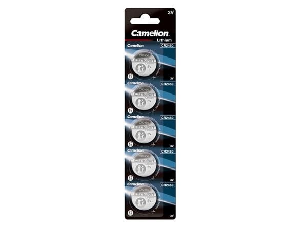 Camelion 13005450, CR2450, litium, 3 V, 5 stk, 550 mAh, 5 mm