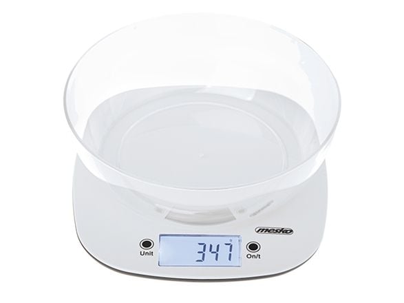 Keittiövaaka Adler keittiövaaka kulholla | MS 3179w | Asteikko 1 g | Näytön tyyppi LCD | Valkoinen | Valkoinen