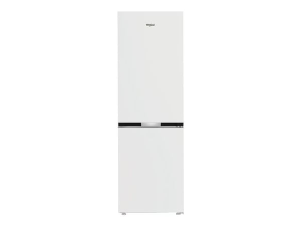 Whirlpool WHKH 1361 W4E - Kylskåp/frys - bottenfrysskåp - bredd: 59.5 cm - djup: 66.3 cm - höjd: 186.5 cm - 325 liter - Klass E - vit