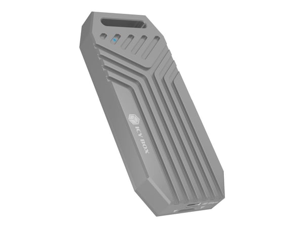 ICY BOX IB-1919M-C42 - Förvaringslåda - M.2 - M.2 NVMe Card / PCIe (NVMe) - USB4 - silver