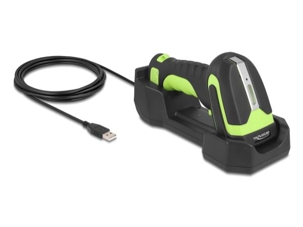 Delock - Strekkodeskanner - håndholdt - 120 skann/sek - dekodet - Bluetooth 4.1, RF(433 MHz)