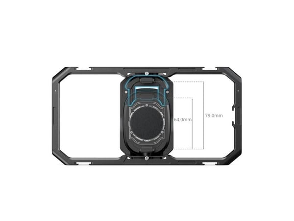 SmallRig 5276, Mobiltelefon/smarttelefon, Aktiv holder, Innendørs, Utendørs, Sort