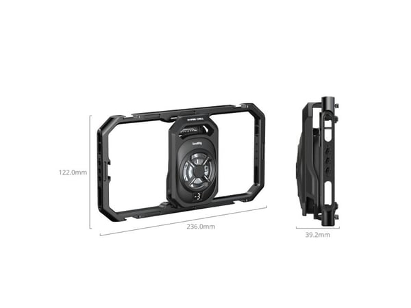 SmallRig 5276, Mobiltelefon/smarttelefon, Aktiv holder, Innendørs, Utendørs, Sort
