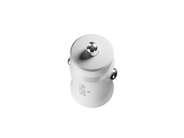 Puro Pro Lite 2x USB-A 10W autolaturi - valkoinen