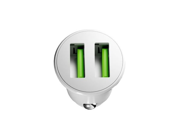Puro Pro Lite 2x USB-A 10W autolaturi - valkoinen
