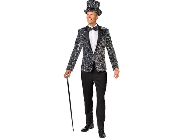 Silver paljettjacka, Luxe