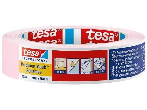 Tesa maskeringstejp Masking Tape Precise Sensitive 50 mx 25 mm