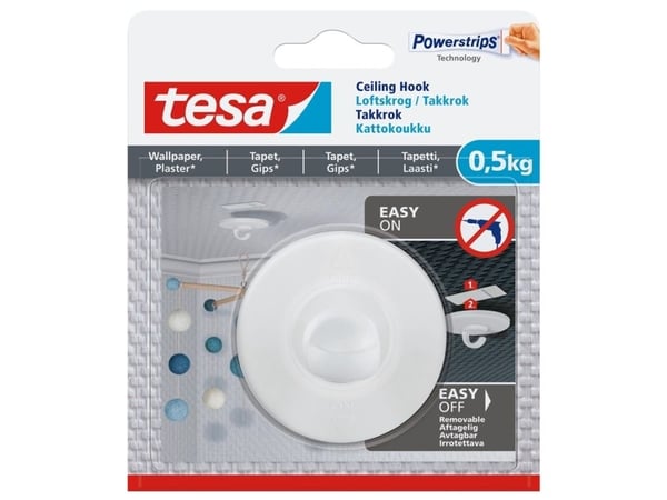 Tesa högtalare för tak 77781 1x0,5 kg vit Tesa högtalare för tak 77781 1x0,5 kg vit