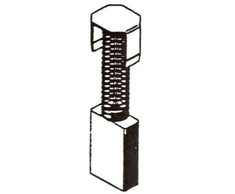 Doerr kullbørster CARBON BRUSHES 30-06-001-H2 PCS Doerr kullbørster CARBON BRUSHES 30-06-001-H2 PCS