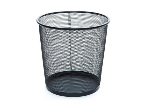 Søppelbøtte Sony TRASH BIN MESHY ROUND BLACK 684004 OKKO