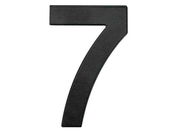 HOUSE NUMBER 7 MB-7 145MM BLACK