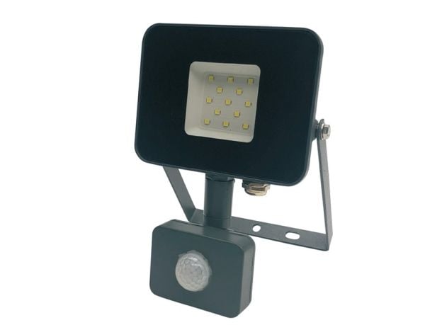 LED-strålkastare Standart FLOODL LED E024EIS 10W 800LM IP65 sensor