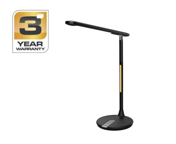 Standart skrivebordslampe svart