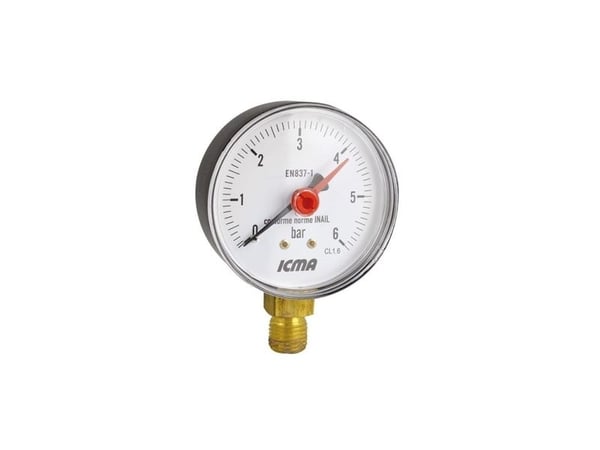 Manometer 63 mm 1/4 10 bar