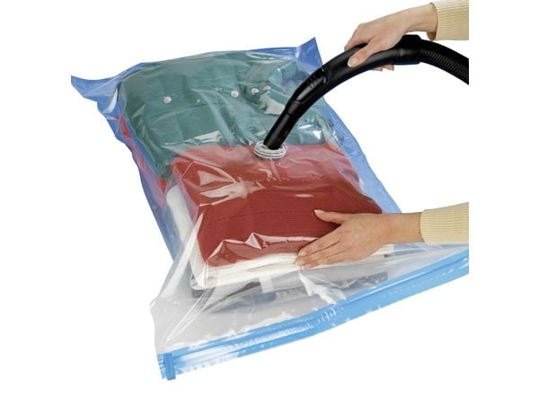 Wenko tyhjiöpussit 55 x 90 cm polyeteeni kirkas 2 kpl 2 kpl