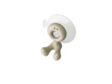 koziol TOMMY, Veggmontert tannbørsteholder, Beige, Sugekopp, Vegg, 47 mm, 32 mm