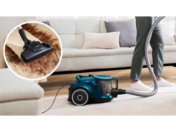 Bosch BGC41XFMLY, 750 W, Sylinteripölynimuri, Kuiva, Pussiton, 2,4 L, Hygieniasuodatin