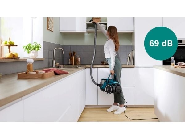 Bosch BGC41XFMLY, 750 W, Sylinteripölynimuri, Kuiva, Pussiton, 2,4 L, Hygieniasuodatin
