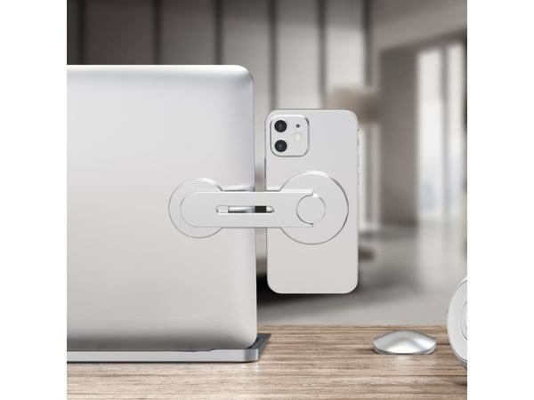 PURO PUHMAGMOUNTSIL, Mobiltelefon/Smartphone, Passiv holder, Laptop, Aluminium
