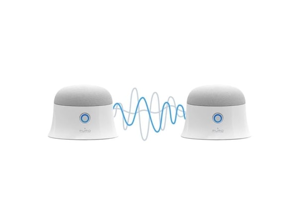 PURO PUBTSPMAG1WHI, Trådløs, 10 m, Stereo bærbar høyttaler, Hvit, Mobiltelefon/Smart-telefon, Innebygd batteri