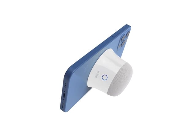 PURO PUBTSPMAG1WHI, Trådløs, 10 m, Stereo bærbar høyttaler, Hvit, Mobiltelefon/Smart-telefon, Innebygd batteri