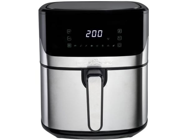 ProfiCook PC-FR 1294 H, Varmluftsfrityr, 9 l, Single/enkelt, Svart, Sølv, Enkeltstående