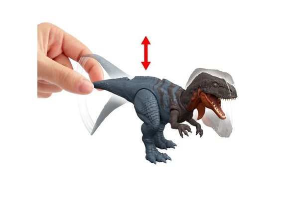 Jurassic World WILD ROAR Abelisaurus, 4 År, Blå, Brun, Plast