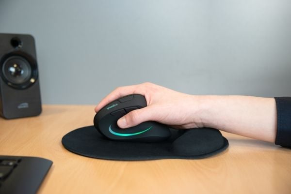 SPEEDLINK VELLU, musta, Yksivärinen, Memory foam, Rannetuki