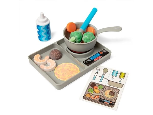 Melissa & Doug MPP PYS SimmernStir Stove Top Plyst GML, 3 vuosi/vuosia