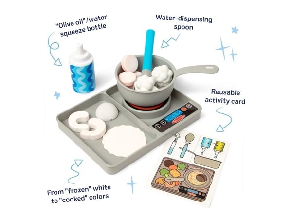 Melissa & Doug MPP PYS SimmernStir Stove Top Plyst GML, 3 år