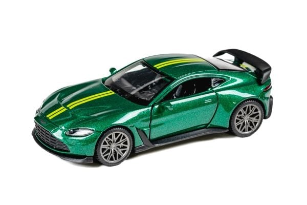 Aston Martin Vantage 1:43 modellbil i metall, grønn