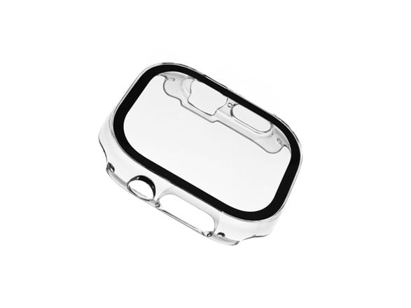 FIXED Pure - Skyddsfodral främre hölje för smartwatch - 49mm - härdat glas, polykarbonat - klar - för Apple Watch Ultra (49 mm), Ultra 2 (49 mm)