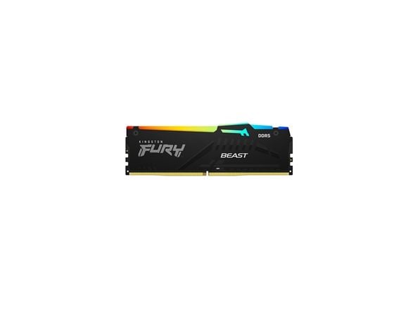 Kingston FURY Beast RGB DDR5-minne 32 GB 6000 MT/s CL36 KF560C36BBE2A-32, svart