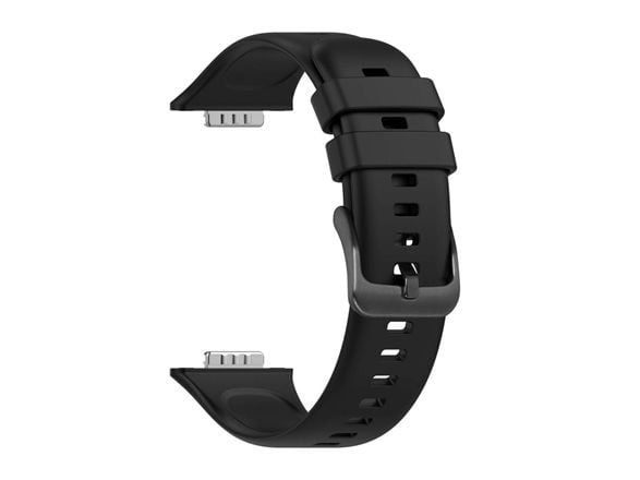 FIXED - Klokkestropp for smart armbåndsur - silikon - svart - for Huawei Watch Fit 2