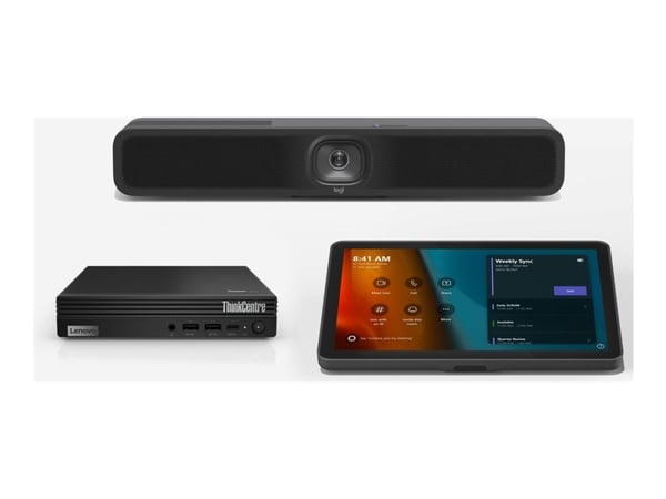 Logitech Entry Level Small Room Solution - Videokonferansesett - Certified for Microsoft Teams Rooms - power adapter included