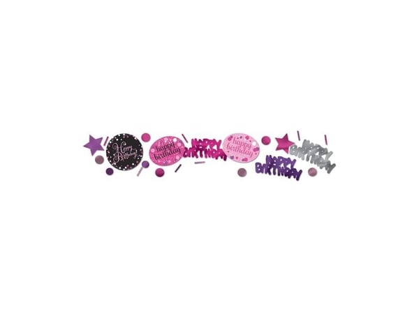 Pink Sparkling konfetti