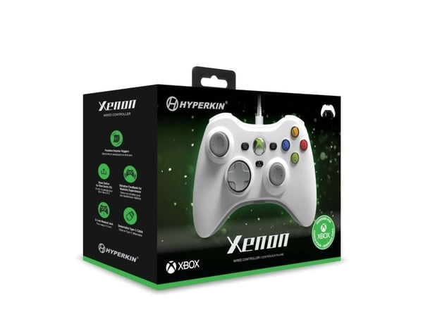 Hyperkin Xenon - Håndkonsoll - kablet - hvit - for Microsoft Xbox Series S, Microsoft Xbox Series X, Microsoft Xbox One, PC