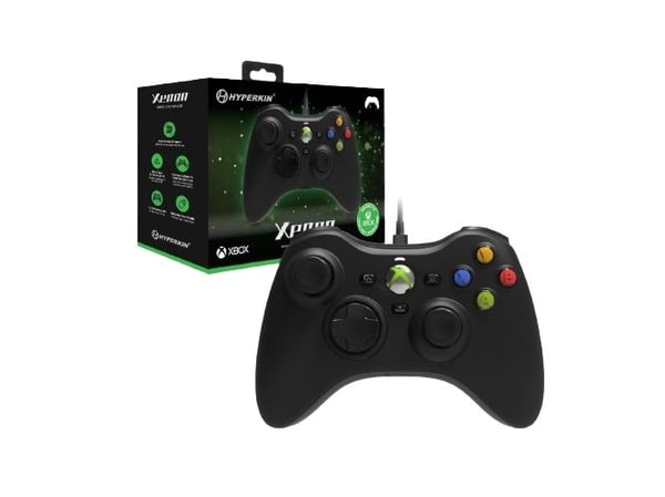 Hyperkin M01368-BK, Spelplatta, Xbox One, Xbox Series S, Xbox Series X, Knapp för vibration på/av, Kabel, USB, Svart