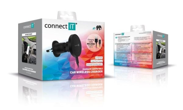 Connect IT CCC-6100-BK, Matkapuhelin/älypuhelin, aktiivipidike, Bil, Lajittelu