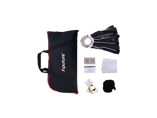 Aputure APS0005A3T, Svart, Vit, 58 cm, 327 mm, 1,3 kg, 585 mm, 15 mm
