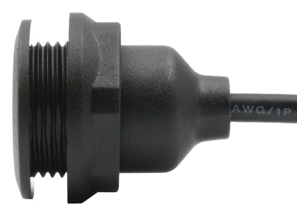 Adapter 30cm USB-C uttag->kontakt USB3.2 Gen2,10 Gbit/s,svart