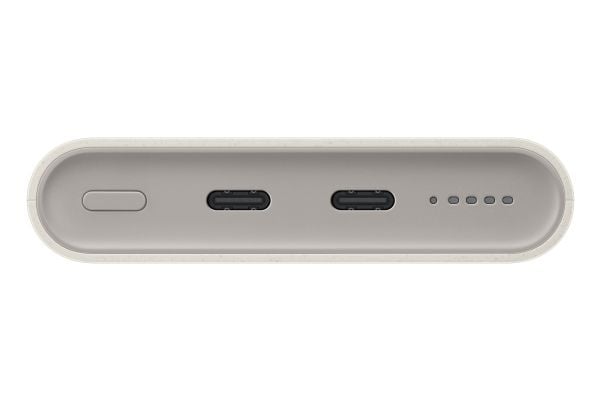 Samsung EB-U2510XUEGWW, 10000 mAh, Power Delivery 3.0, Trådløs lading, Beige