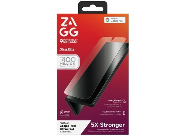 ZAGG InvisibleShield Glass Elite - For mobiltelefon - glass - for Google Pixel 10 Pro Fold