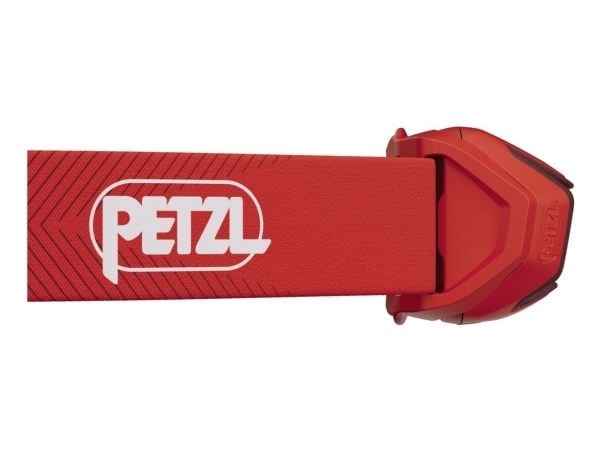 Petzl Actik, Taskulamppu otsanauhalla, musta, Painikkeet, Akkutaso, IPX4, LED