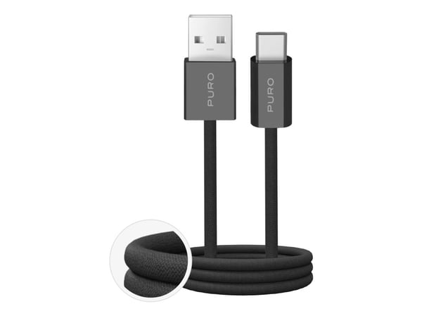 PURO Factory 2.0 USB-A - USB-C lataus- ja synkronointijohto