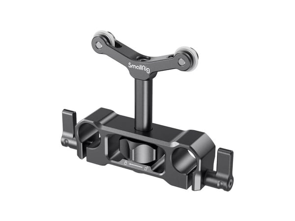 SmallRig 2727, Objektivstøtte, Sort, Aluminium, 107 mm, 27 mm, 77,5 mm