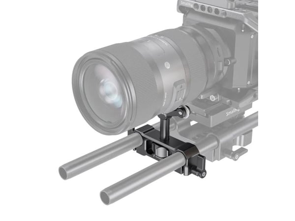 SmallRig 2727, Objektivstøtte, Sort, Aluminium, 107 mm, 27 mm, 77,5 mm