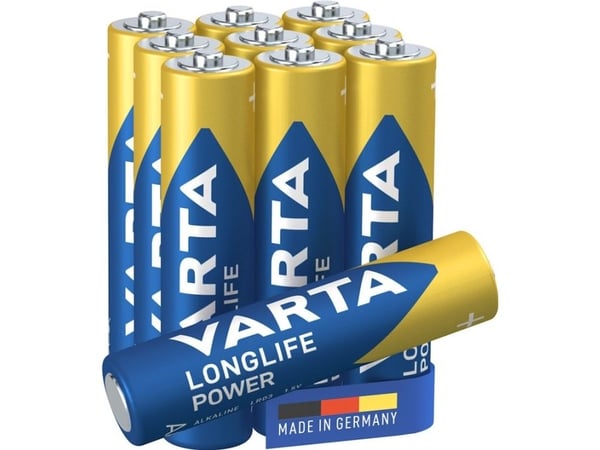 Varta Longlife Power - Batteri 10 x AAA / LR03 - Alkalisk